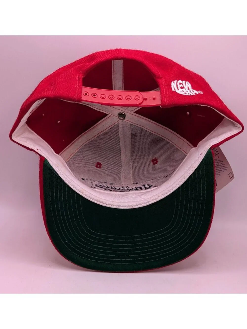 NEW Vintage New Era 1996 Cleveland Indians American League Champs Hat Snapback